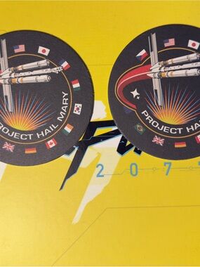 Project Hail Mary - COASTERS Set Of 2 - Cinemark AMC-Limited Edition PROMO